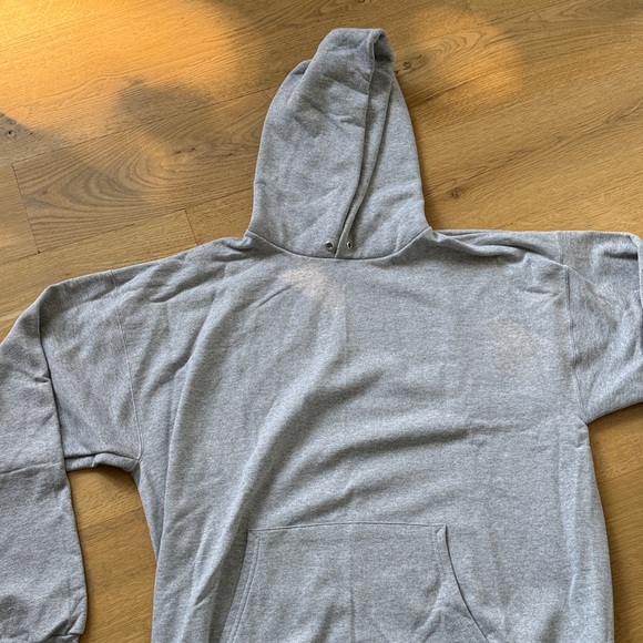 Hanes hoodie grey size L. - Picture 3 of 3
